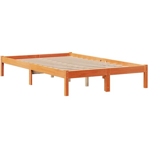  s regalom za knjige bez madraca 135 x 190 cm od borovine Slike