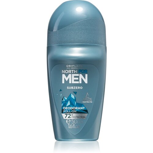 Oriflame North for Men Subzero roll-on dezodorans antiperspirant za mu&amp;scaron;karce 50 ml Slike