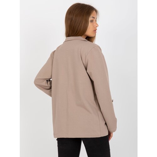RUE PARIS Blazer-RV-MA-8071.19P-dark beige Slike