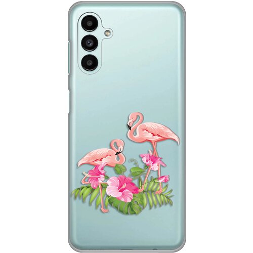 Telempire Torbica Silikonska Print Skin za Samsung A136B/A047F Galaxy A13 5G/A04s Flamingo Slike