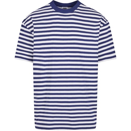 UC Men Men's T-shirt Regular Stripe - white/navy blue Cene