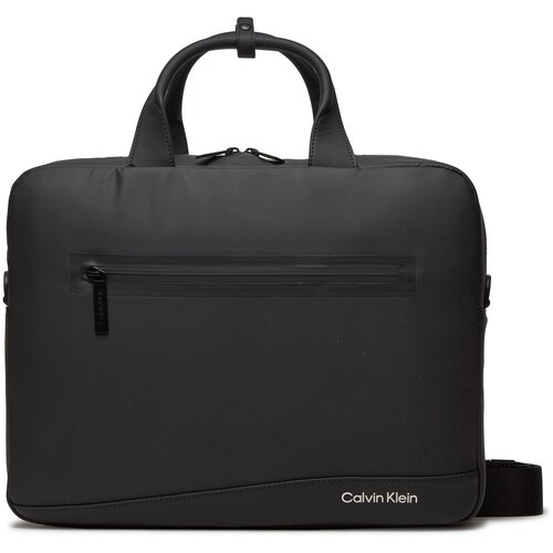 Calvin Klein Torba za laptop crna / prljavo bijela Cijene