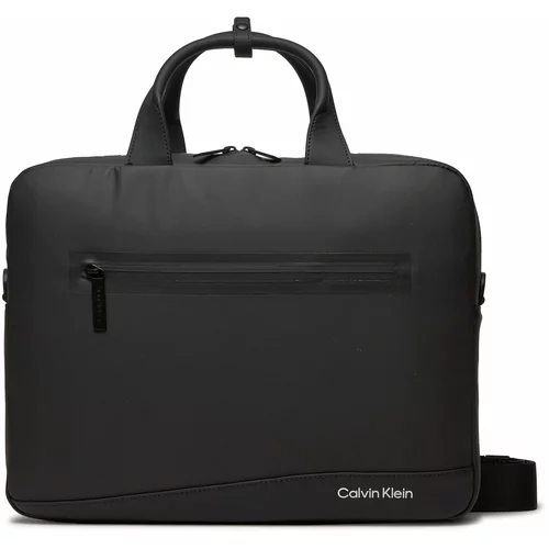 Calvin Klein Torba za prenosnik Rubberized Conv Laptop Bag K50K511712 Ck Black BEH