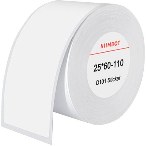 Niimbot Termične etikete nalepke 25x60 mm, 110 kosov (Bela), (21159947) Cene
