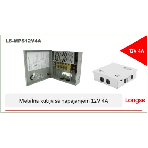 Metalna kutija sa napajanjem 12V 4A Cijene