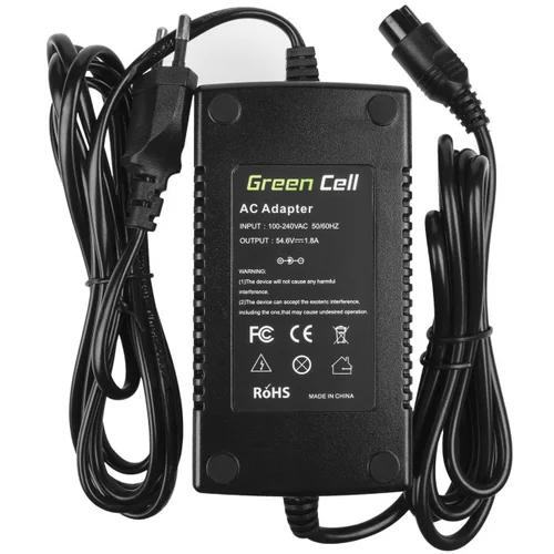Green cell Polnilec za električna kolesa, 48V / 54.6V / 1.8A / priključek 3 pin