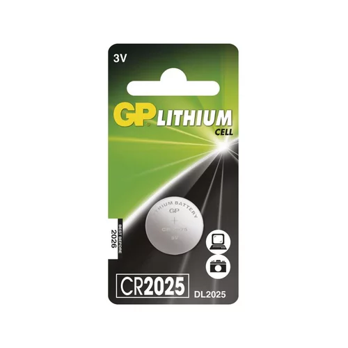 Gp Battery Lithium Button CR2025 1 pc