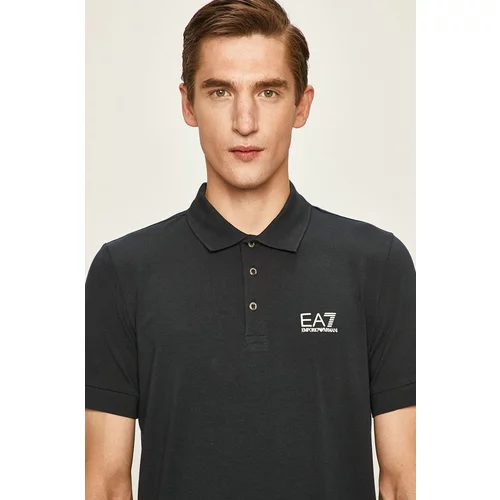 Ea7 Emporio Armani Polo majica za muškarce, boja: tamno plava