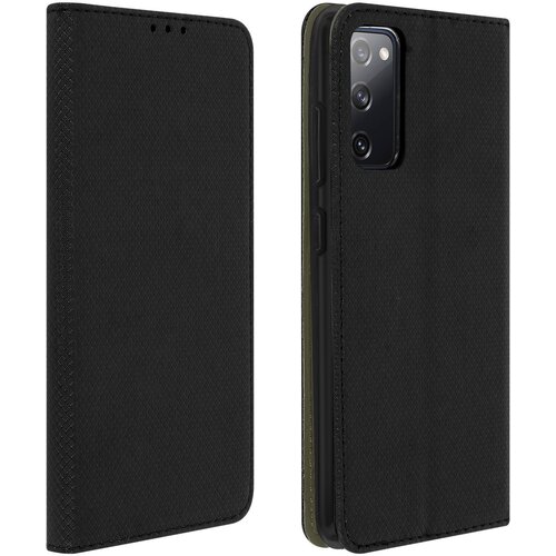 AVIZAR magnetna preklopna torbica, držalo za kartico in stojalo za samsung S20 fe - crna, (20626496) Cene