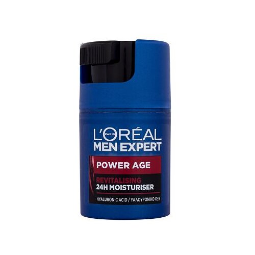 L&amp;acute;Or&amp;eacute;al Paris Men Expert Power Age 24H Moisturiser dnevna krema za obraz 50 ml za mo&amp;scaron;ke Slike