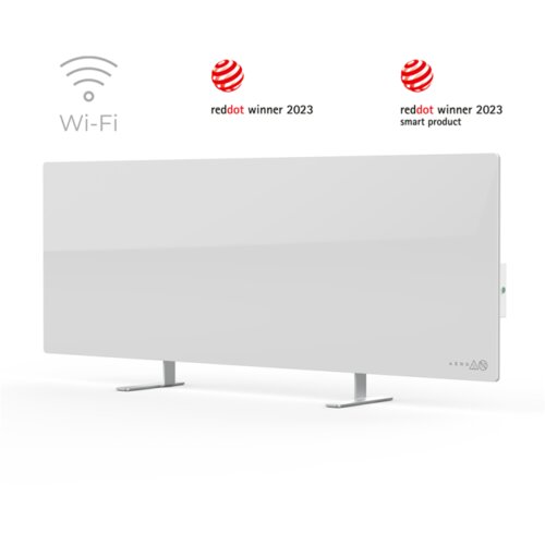 Aeno Premium Eco Smart Heater, 700W, Tempered glass, Infrared+convection heating type, Plug type: Europe (E/F type), WHITE Cijene