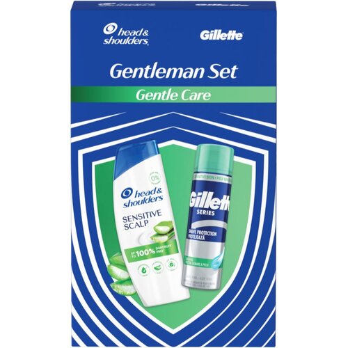 Gillette Gentleman Set Gentle Care darilni set za mo&amp;scaron;ke Slike