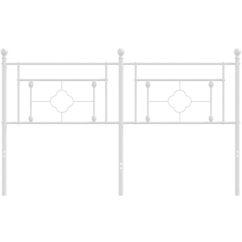  Metalno zamjensko uzglavlje bijelo 160 cm Slike