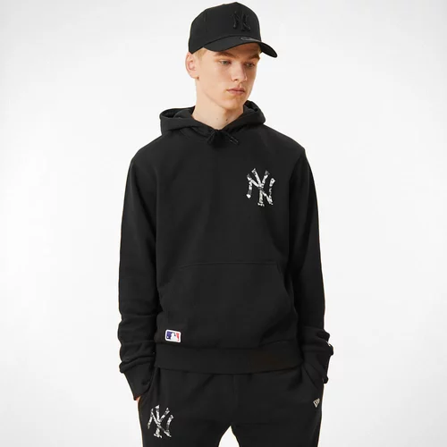 New Era New York Yankees Logo Infill Black Hoodie