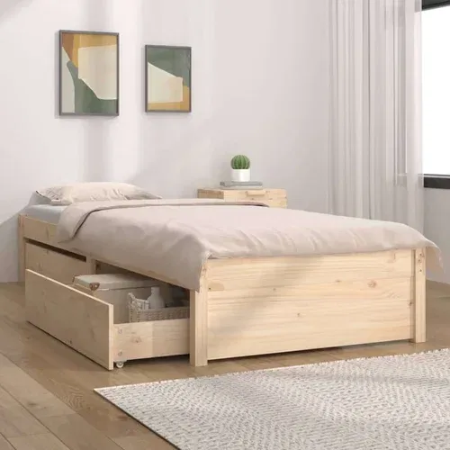 Okvir za krevet s ladicama 100 x 200 cm Okvir za krevet s ladicama 100 x 200 cm