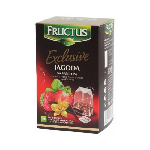 Fructus jagoda s avanilom čaj 44g kutija Slike