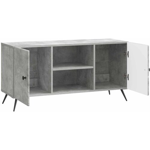  ormar 102 x 34,5 x 50 cm Betonska siva Konstruirano drvo Slike