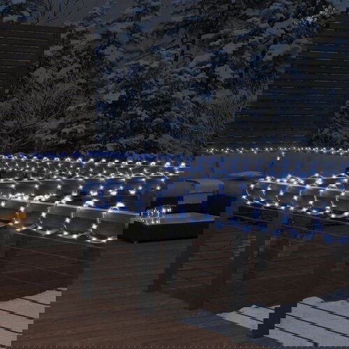 vidaXL Svetlobna veriga s 480 LED lučkami hladno bela 20 m PVC Cene