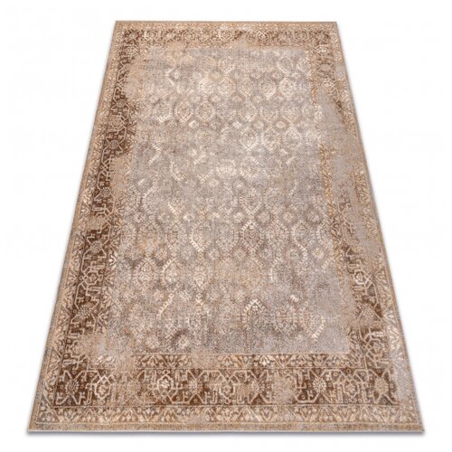 RugsX Volnena preproga NAIN Ornament, okvir, 1631/51655 siva / rjava 160x230 cm, (5000318205) Cene