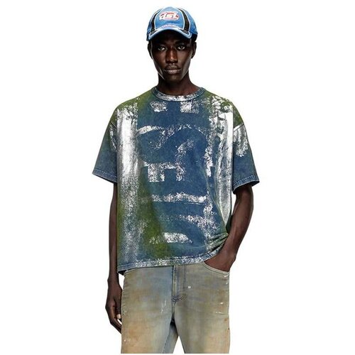Diesel logo muška majica DSA16143 0BNET 8MS Slike