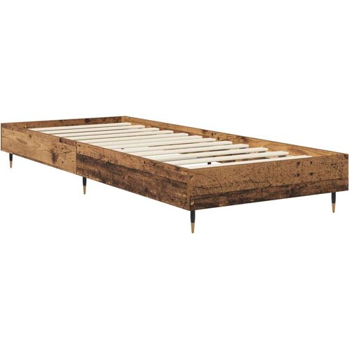  Okvir za krevet Staro drvo 80 x 200 cm Konstruirano drvo - Staro drvo Slike