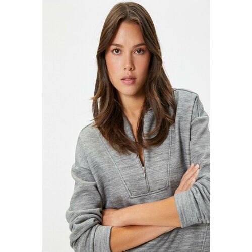 Koton Women's Gray Sweatshirt Cene
