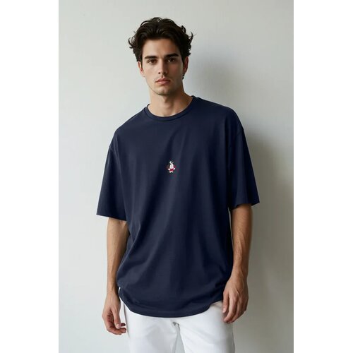 Trendyol Mu&scaron;ka majica Tmnss23Ts00243, Tamnoplava Cene