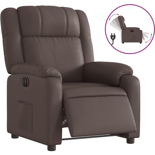 Maison Chic Električni naslanjač - Relax naslanjač rjavo umetno usnje, (22061970) Cene