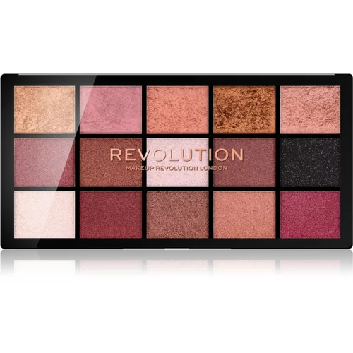 Makeup Revolution Reloaded paleta senčil za oči odtenek Affection 15 x 1.1 g