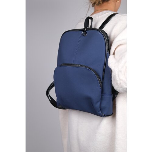 LuviShoes LAUREL Navy Blue Women's Backpack Slike