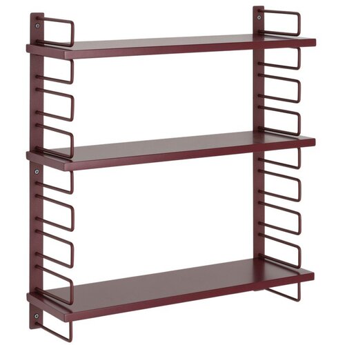 Ellos Home Crvena metalna polica s vi&scaron;e razina 54 cm Iseo &ndash; Cijene