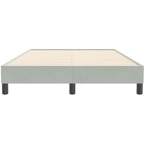  Okvir kreveta bez madraca svijetlo sivi 120x210 cm bar&amp;scaron;un Slike