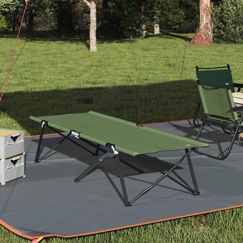  Sklopivi kamperski krevet Zelena 206 x 76 x 74 cm Cijene