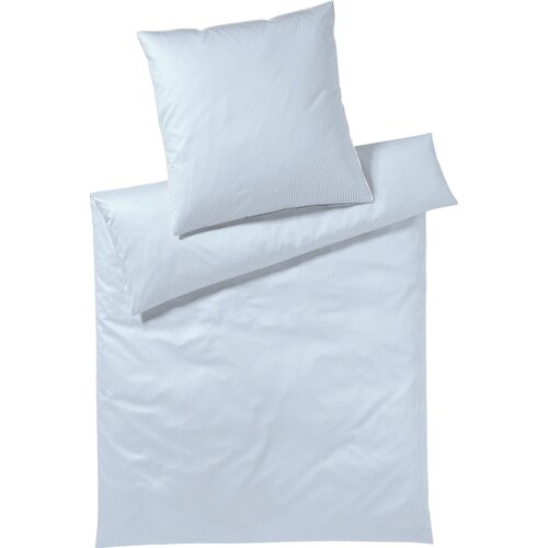 Elegante Hamburg Stripes prevleka za blazino iz Mako-satena - modra - 80 x 80 cm Cene