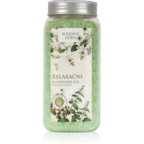 Bohemia Gifts &amp;amp; Cosmetics Bohemia Herbs Lemon Balm sol za kupku 900 g Slike