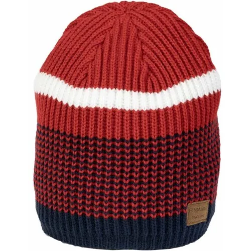 Finmark WINTER HAT Zimska pletena kapa, crvena, veličina