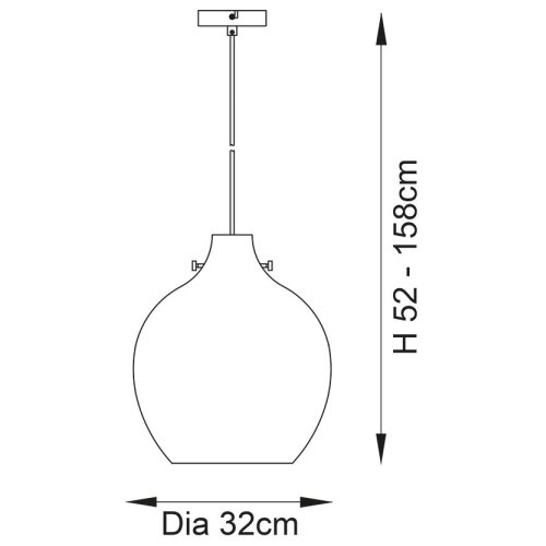  Endon 96442 - Visilica na sajli PANTHER 1xE27/10W/230V, sjajni hrom / zadimljeno staklo Slike