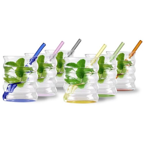 Vialli Design Kozarci v kompletu 6 ks iz borosilikatnega stekla 350 ml Volo &amp;ndash; Slike