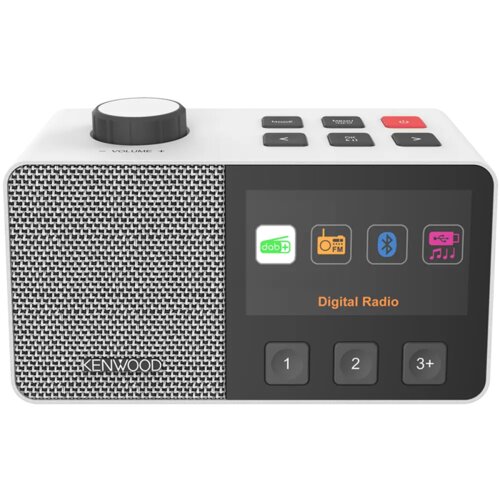Kenwood CR-M70DAB-W Radio za starije s i osobe velikim 4,3-incnim IPS zaslonom Easy nacinom, bijeli Cijene