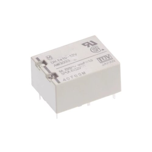 Panasonic relej za tiskanu pločicu 12 V/DC 10 A 1 zatvarač DK1A-12V-F 1 kom. Slike