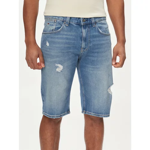 Tommy Jeans Jeans kratke hlače Ronnie DM0DM18794 Modra Slim Fit