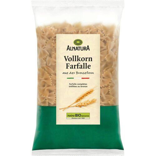 Alnatura Bio polnozrnate Farfalle - 500 g Cene