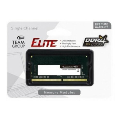 Team Group teamgroup DDR4 team elite so-dimm 8GB 2666MHz 1.2V 19-19-19-43 TED48G2666C19-S01 memorija (2949) Cene