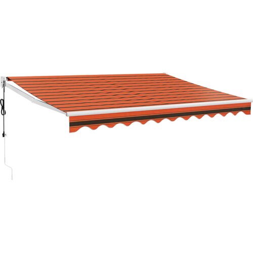 Maison Chic Avtomatsko zložljiva tenda - Senčniki oranžna in rjava 3x2,5 m, (22038488) Slike