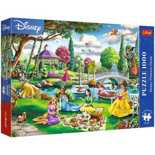 Trefl Disney princeze proljetni piknik, 1000-dijelna Premium plus kvaliteta slagalica - Cijene