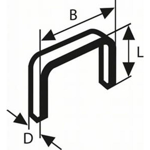 Bosch Municija za heftanje od ravne žice, tip 54 Slike