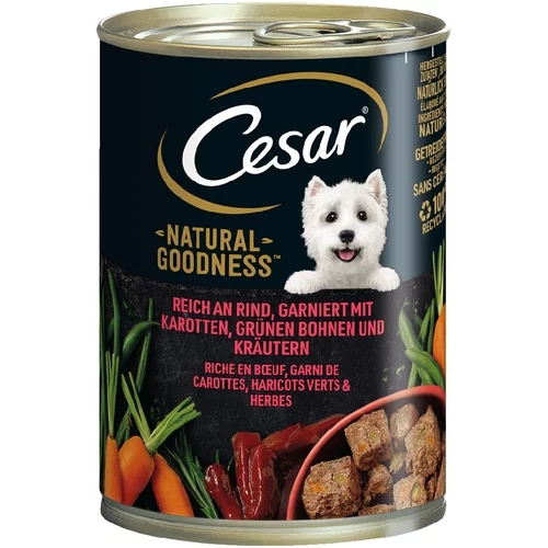 Cesar Natural Goodness - Govedina (6 x 400 g)