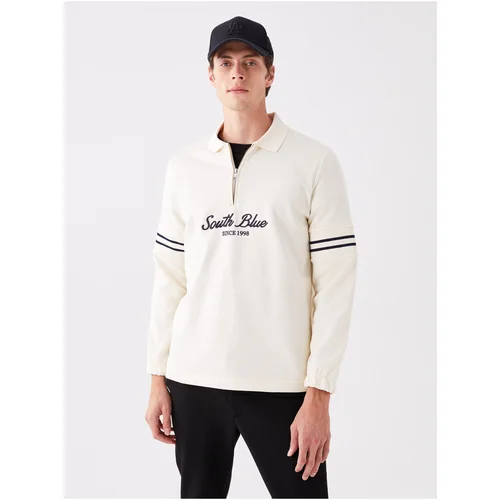 LC Waikiki Polo Neck Long Sleeve Men's Sweatshirt