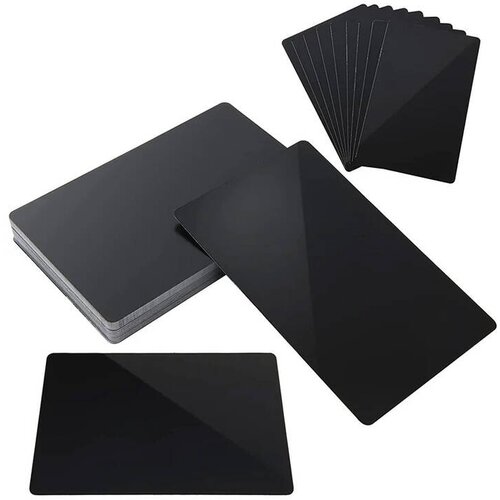  LaserPecker aluminijski set posjetnica, 100 kom Slike