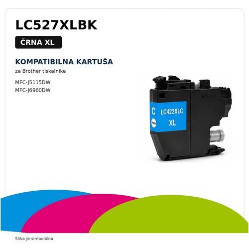  Kompatibilna kartuša za Brother LC527XLBK za MFC-J6760DW, MFC-J6960DW, MFC-J6975DW, MFC-J6977DW – črna Cene
